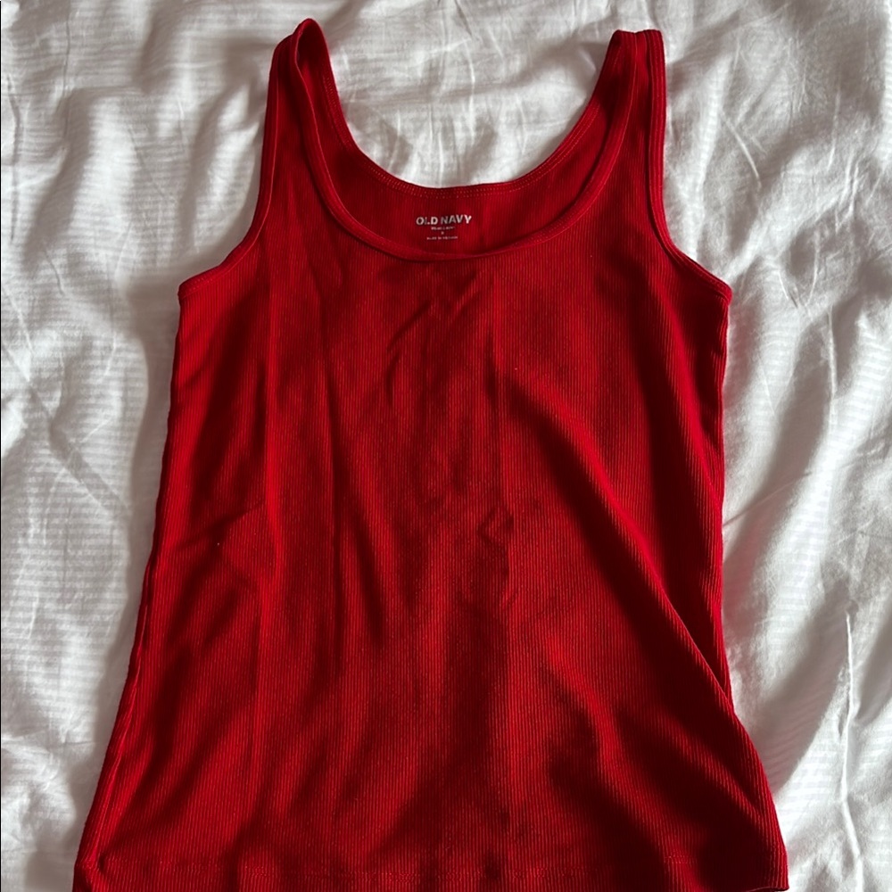 Old Navy Women's Red Tank Top